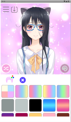 动漫女孩换装 点击查看大图