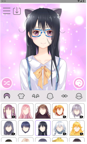 动漫女孩换装 点击查看大图