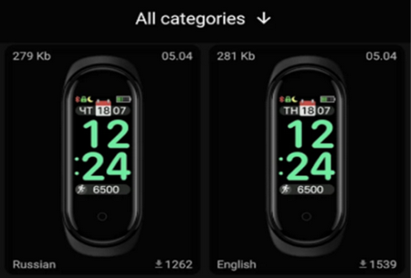 MiBand4小米手环4资源包