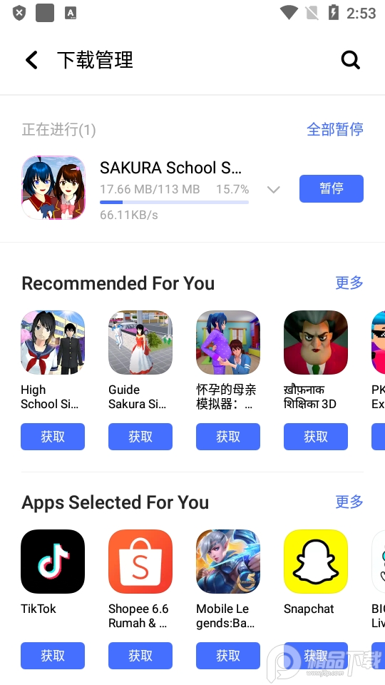 vivo应用商店国际版(V-Appstore), vivo应用商店国际版(V-Appstore)