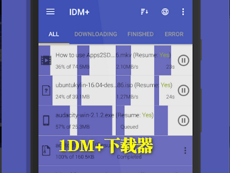 1DM+下载器手机版app