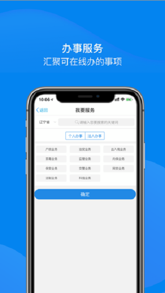 辽宁公安互联网+政务服务平台 点击查看大图